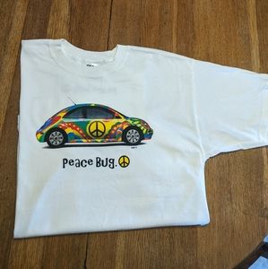 Volkswagen New Beetle Peace Bug T-Shirt Unisex
